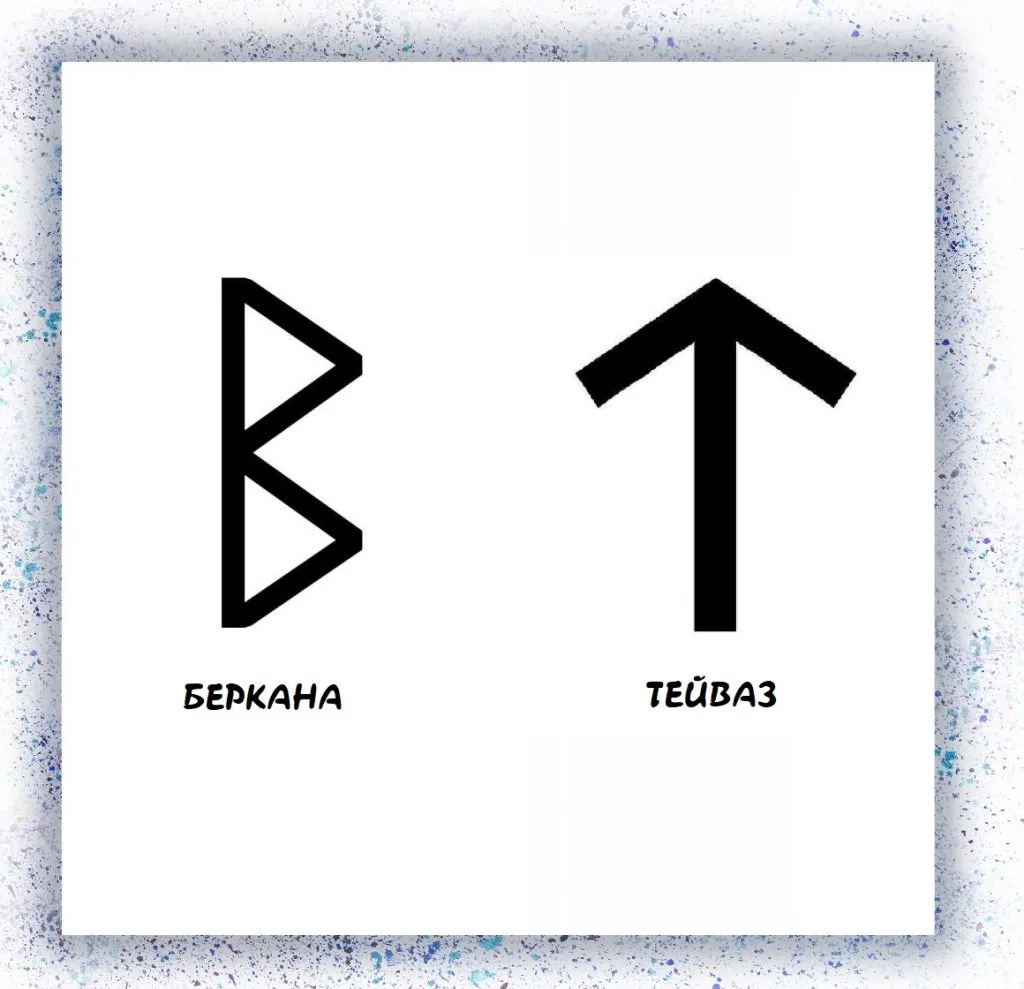 Беркана и Тейваз